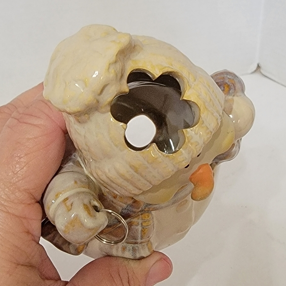 Kirkland Ceramic Christmas Snowman Tea Light Illuminary - Picture 5 of 11